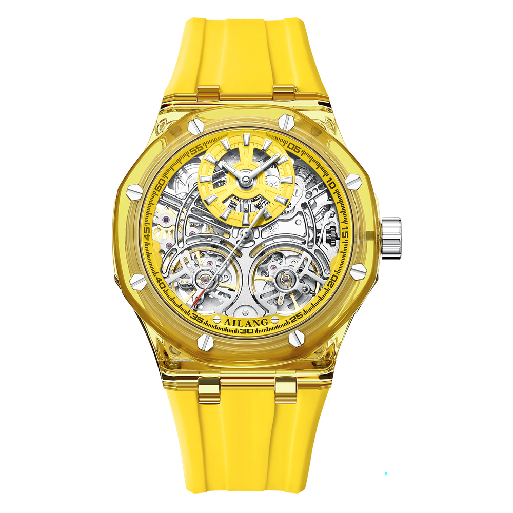 Double Tourbillon Design Luxur - Tourbillon Movement Watch recension och pris