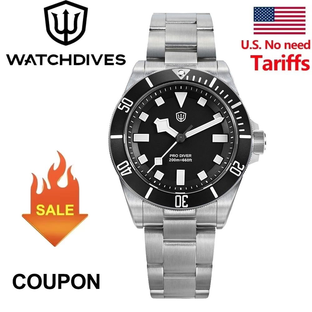 Watchdives WD1969 Pro Watch VH - Rolex Watch Submariner recension och pris