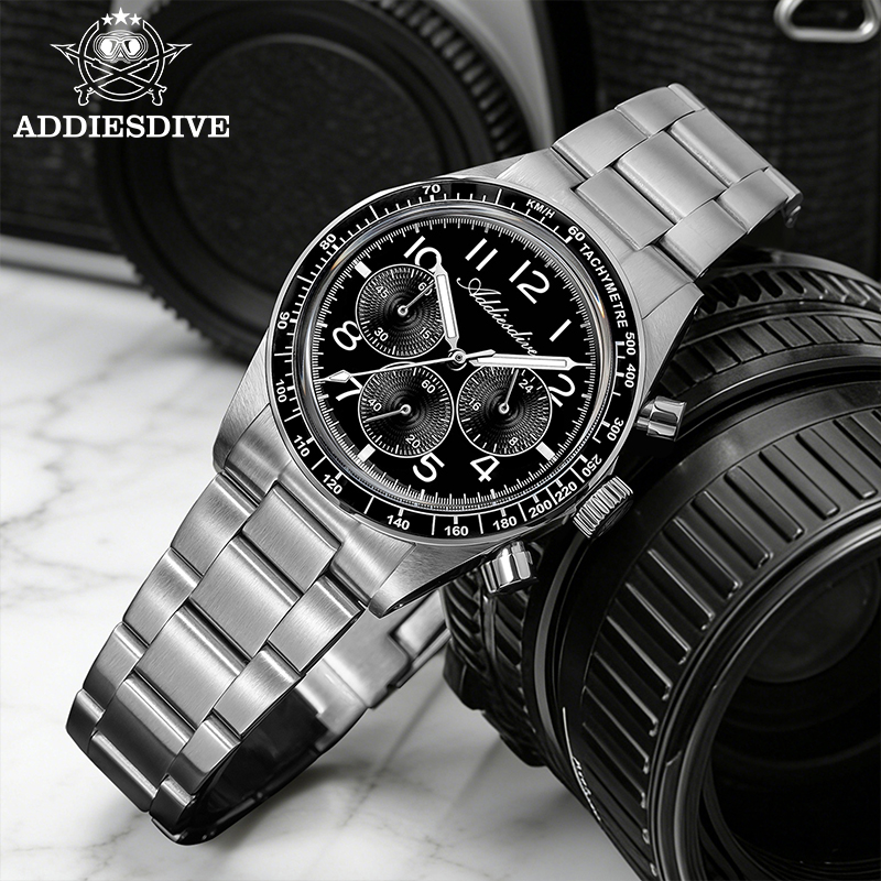 ADDIESDVIE 2026 Men's Chronogr - Luxury Watch Second Hand recension och pris