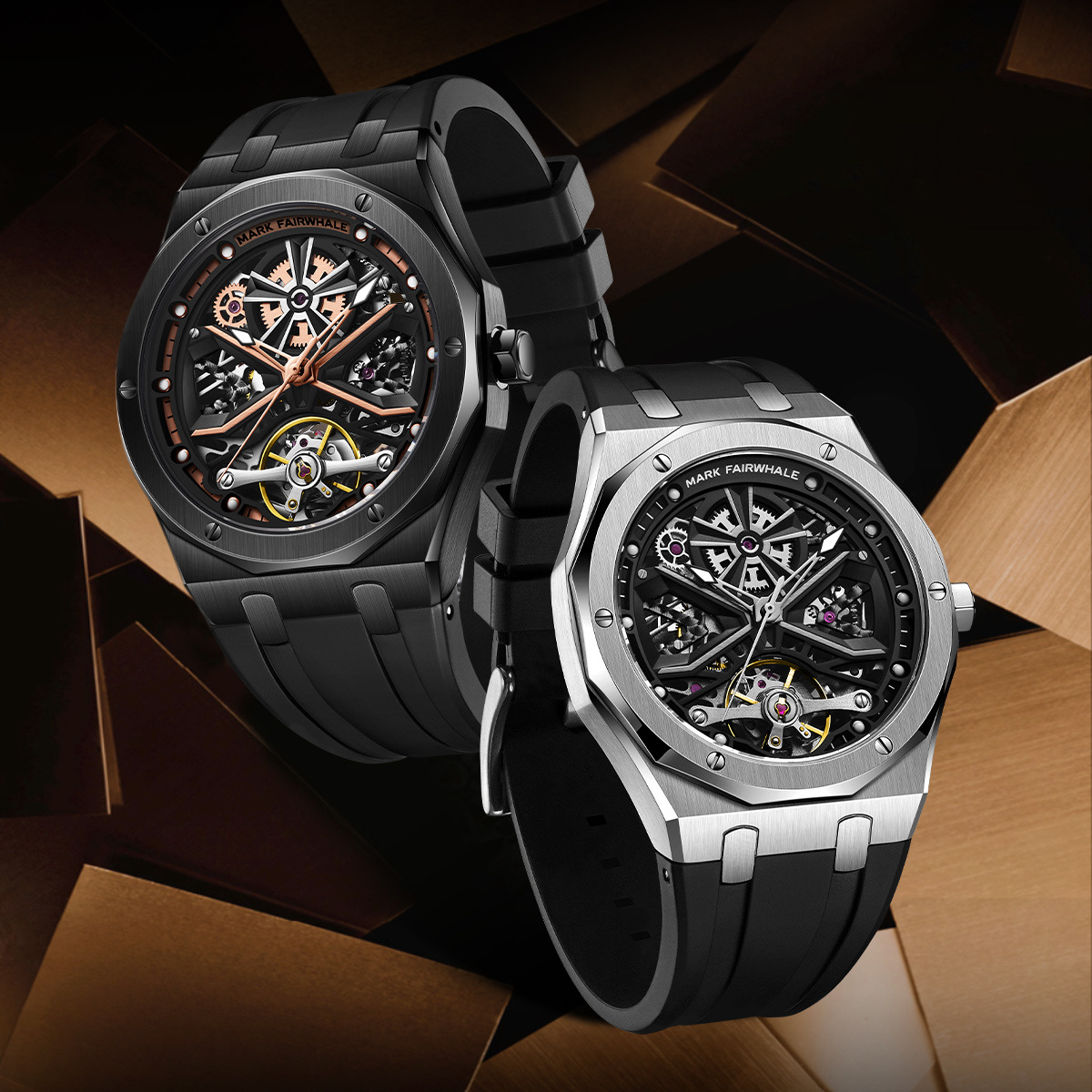 Mark Fairwhal Fashion Tourbill - Tourbillon Movement Watch recension och pris