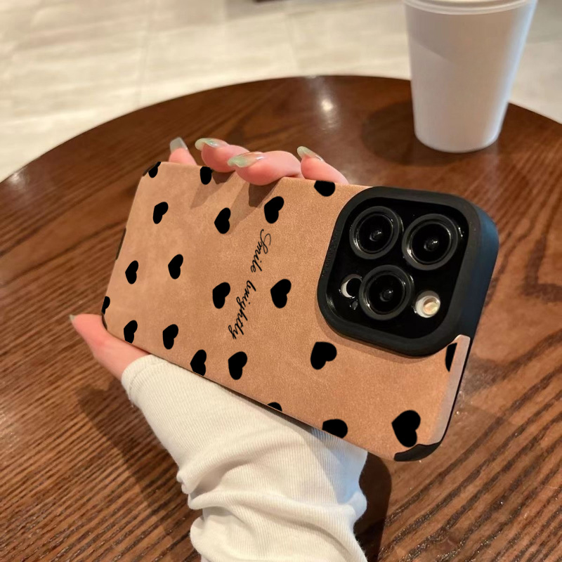 New Luxury Black Love Heart Ph - Luxury Watch Case recension och pris