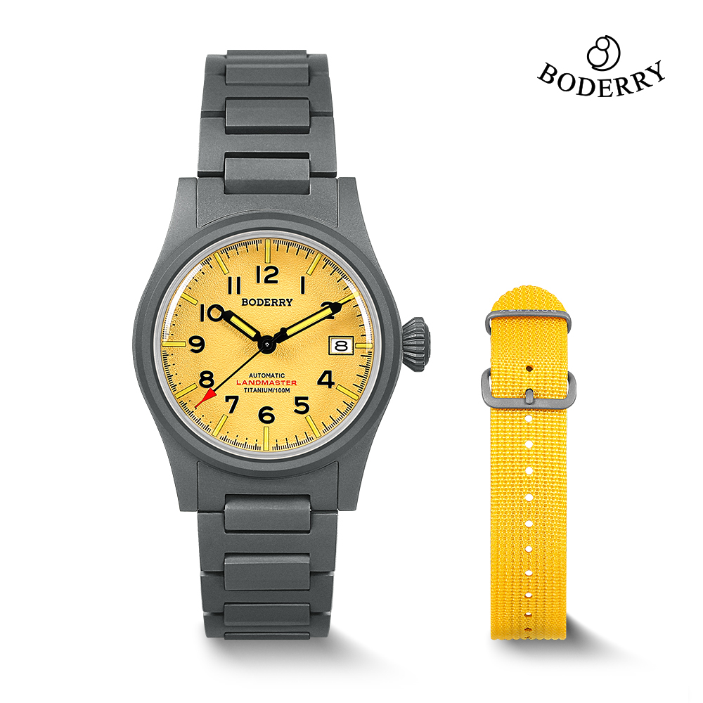 Boderry LANDMASTER Field Titan - Titanium Sport Watch recension och pris