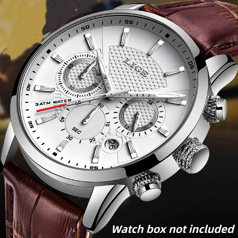 2026 New Men's Leather Watch F - Luxury Watch Tier recension och pris
