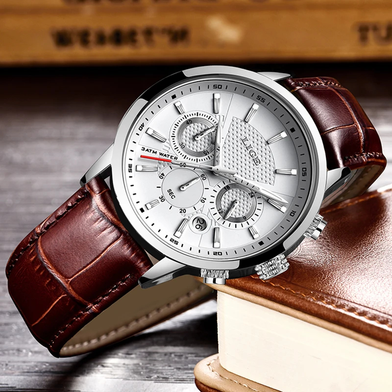 2026 New Men's Leather Watch F - Luxury Watch Tier recension och pris