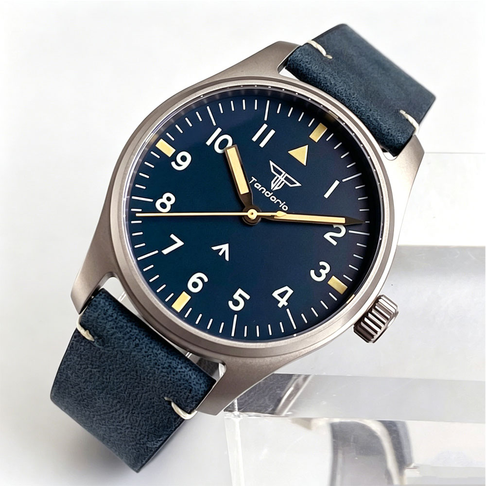 Tandorio 39mm AR Sapphire Tita - Titanium Sport Watch recension och pris