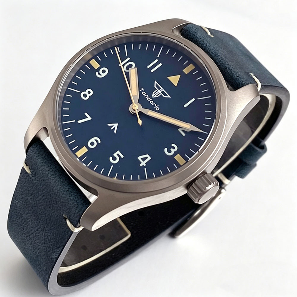 Tandorio 39mm AR Sapphire Tita - Titanium Sport Watch recension och pris