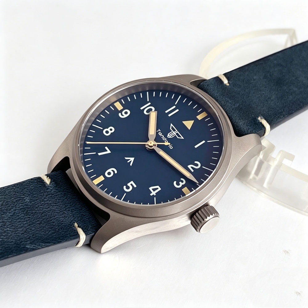 Tandorio 39mm AR Sapphire Tita - Titanium Sport Watch recension och pris