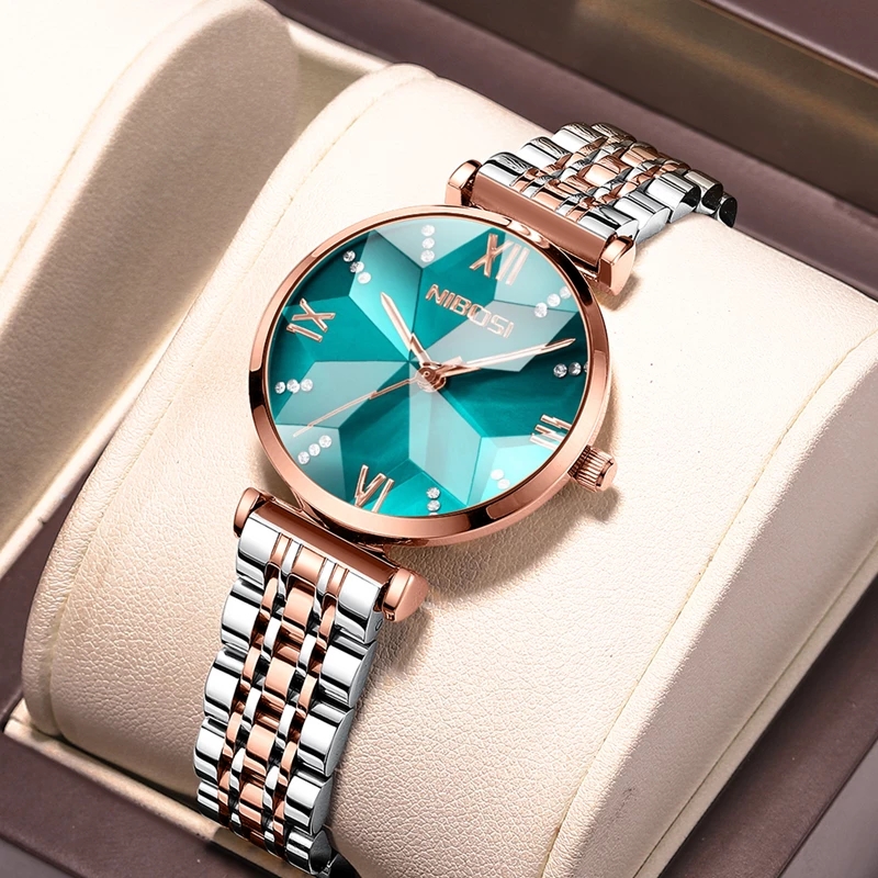 NIBOSI Fashion Rhombus Mirror  - Luxury Watch Top 10 recension och pris
