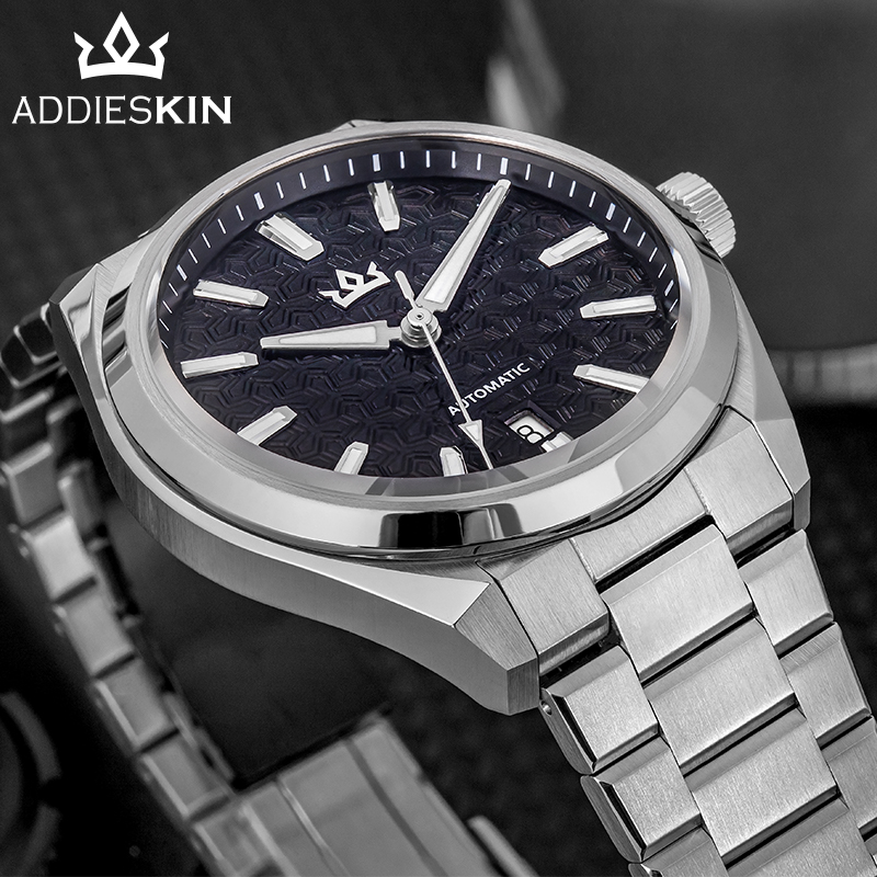 ADDIESKIN K014 Black Men's Aut - Luxury Watch Second Hand recension och pris