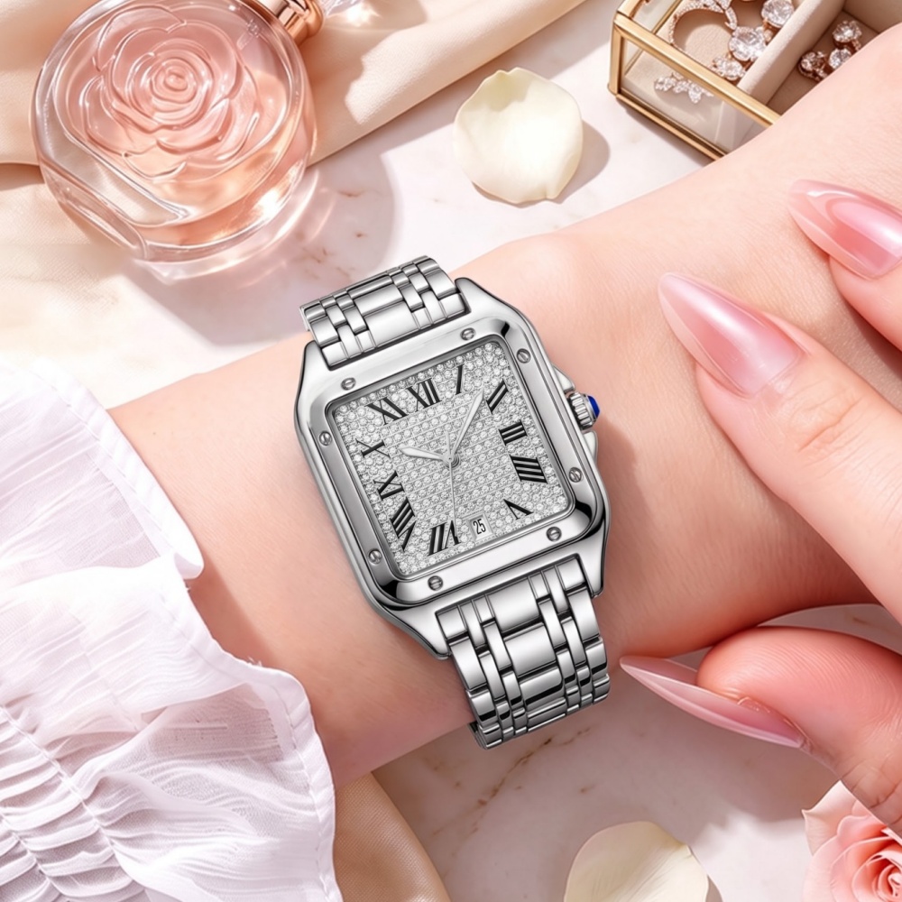 Elegant and Luxurious Square W - Luxury Watch Makes recension och pris