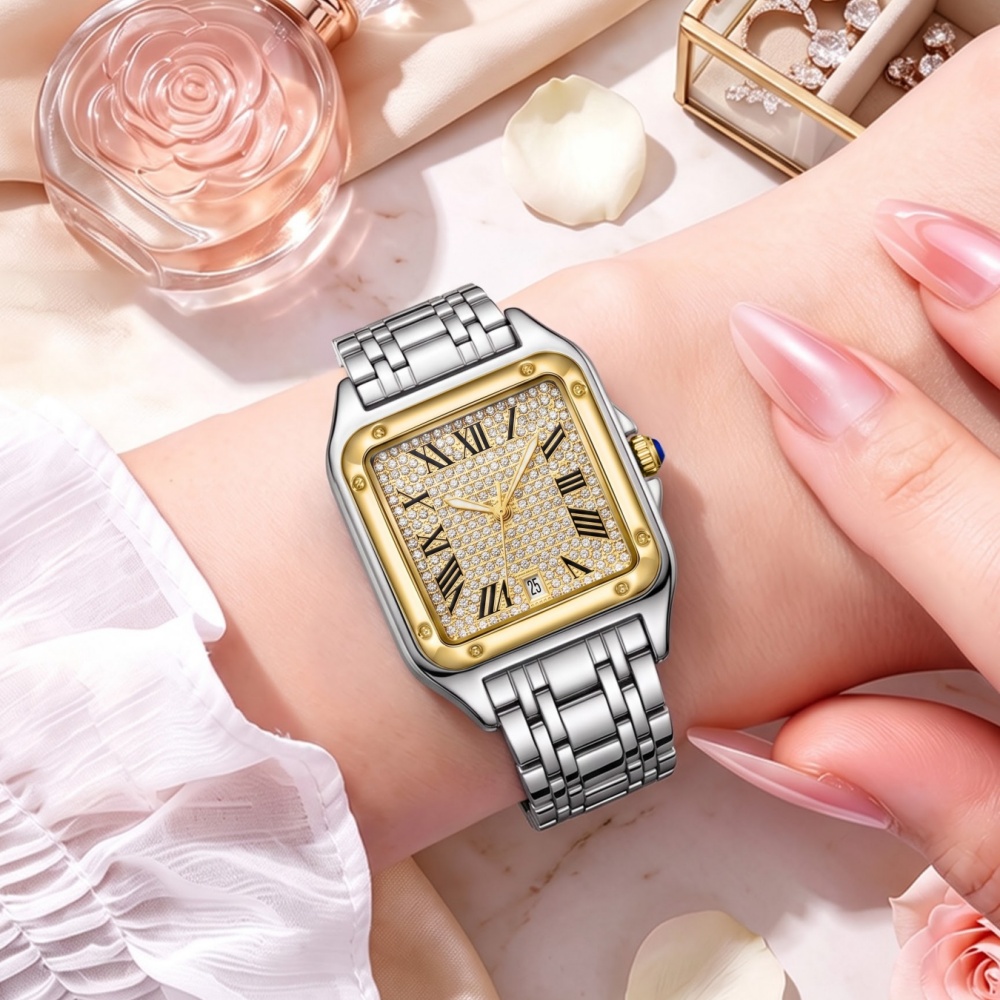 Elegant and Luxurious Square W - Luxury Watch Makes recension och pris