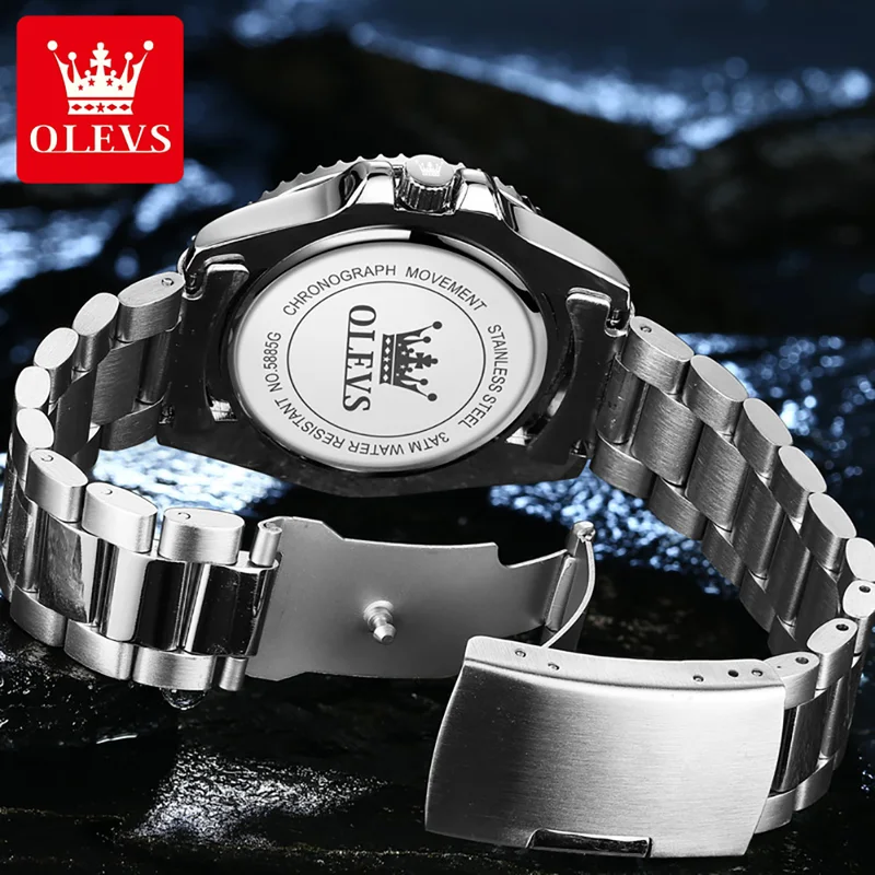 OLEVS Original Quartz Watch fo - Rolex Watch Submariner recension och pris