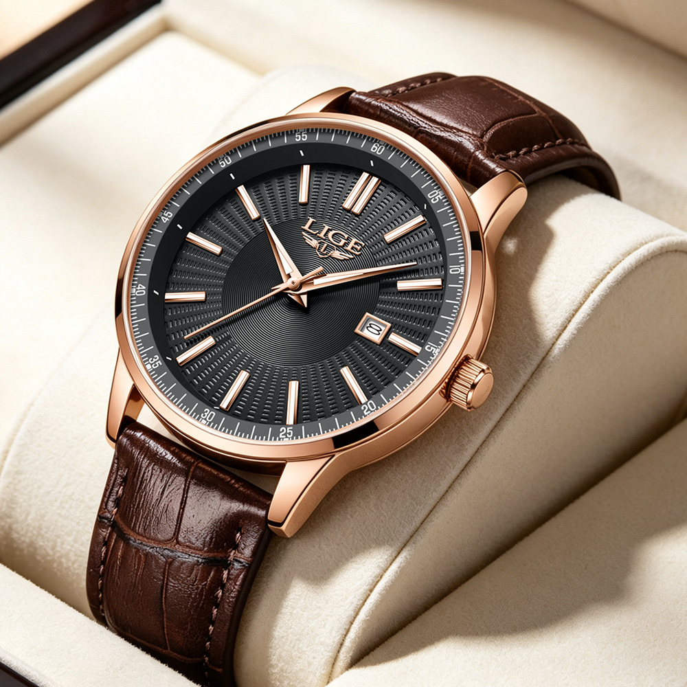 LIGE Top Brand Luxury Men's Wa - Luxury Watch Top 10 recension och pris