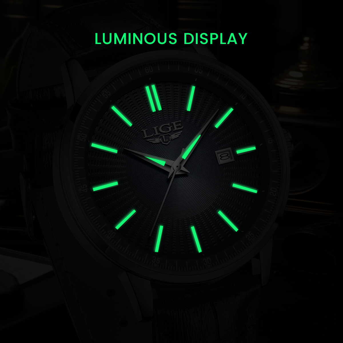 LIGE Top Brand Luxury Men's Wa - Luxury Watch Top 10 recension och pris