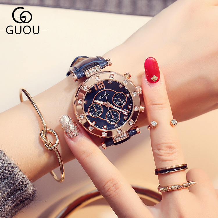 2018 GUOU Top Brand Fashion Lu - Luxury Watch Top 10 recension och pris