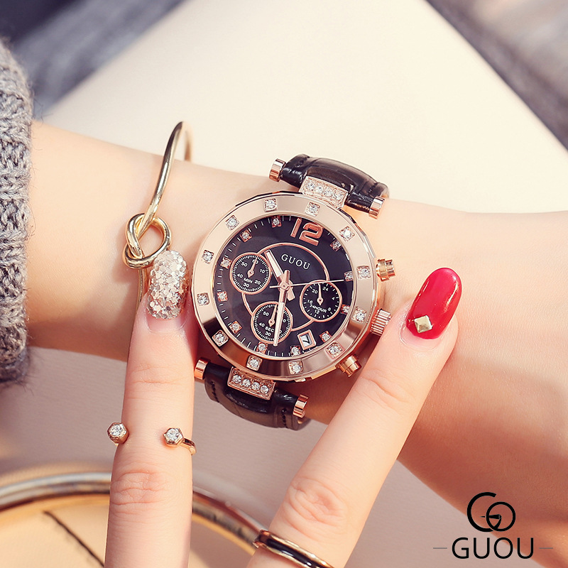 2018 GUOU Top Brand Fashion Lu - Luxury Watch Top 10 recension och pris