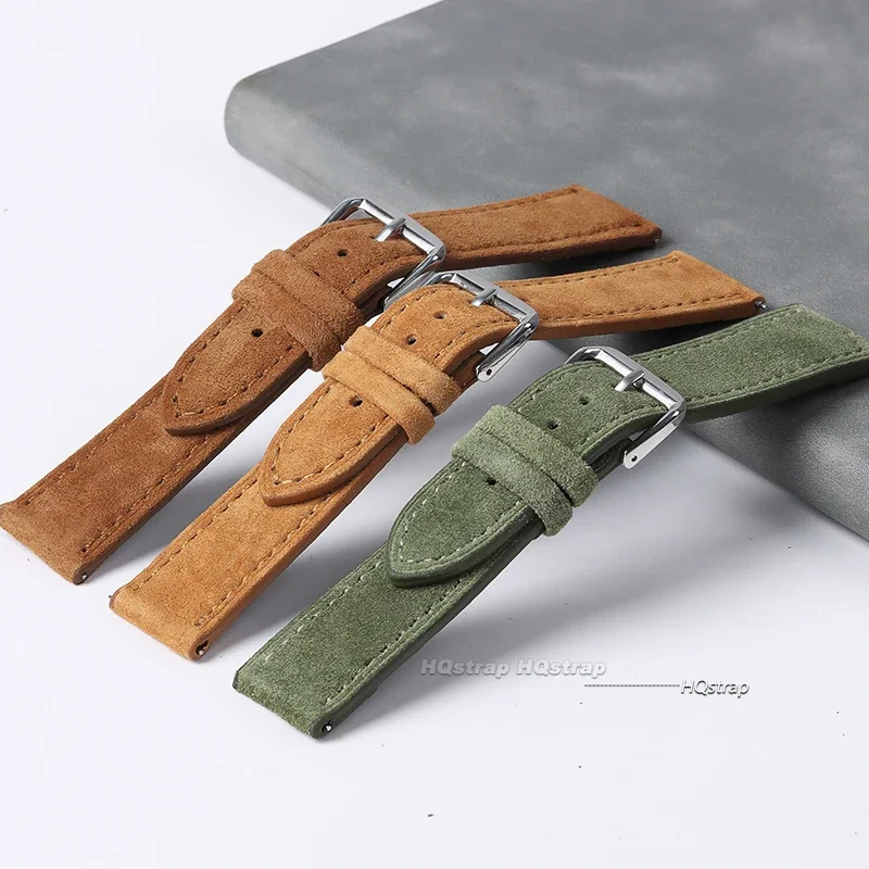 Suede Genuine Leather Watchban - Luxury Watch Expensive recension och pris