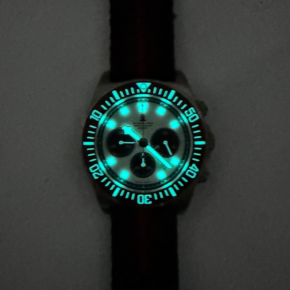 Tactical Frog Men Chronograph  - Titanium Sport Watch recension och pris