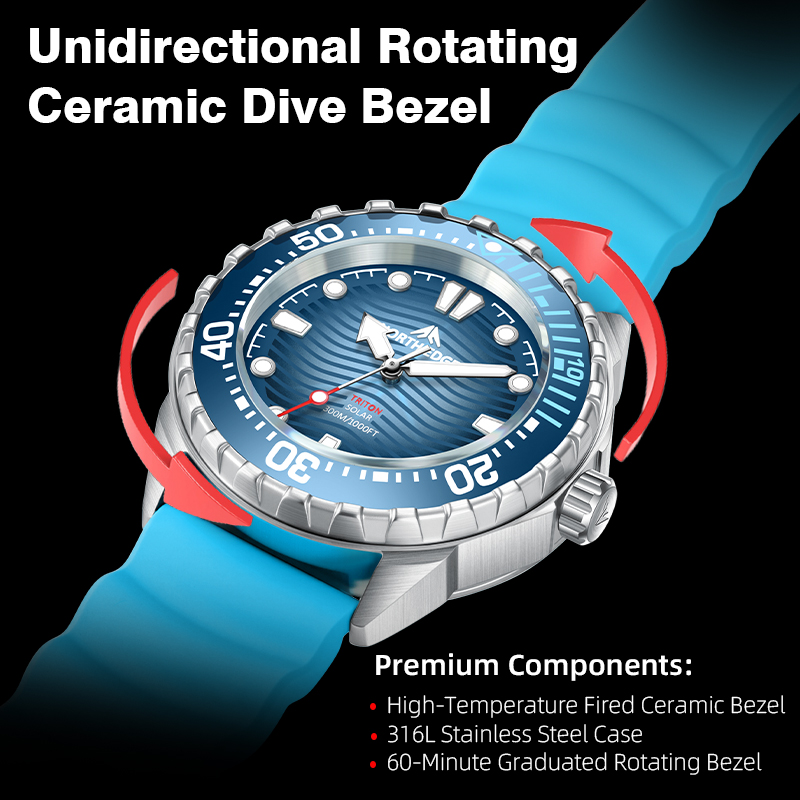 NORTH EDGE 2025 New TRITON Sol - Best Luxury Quartz Watch recension och pris