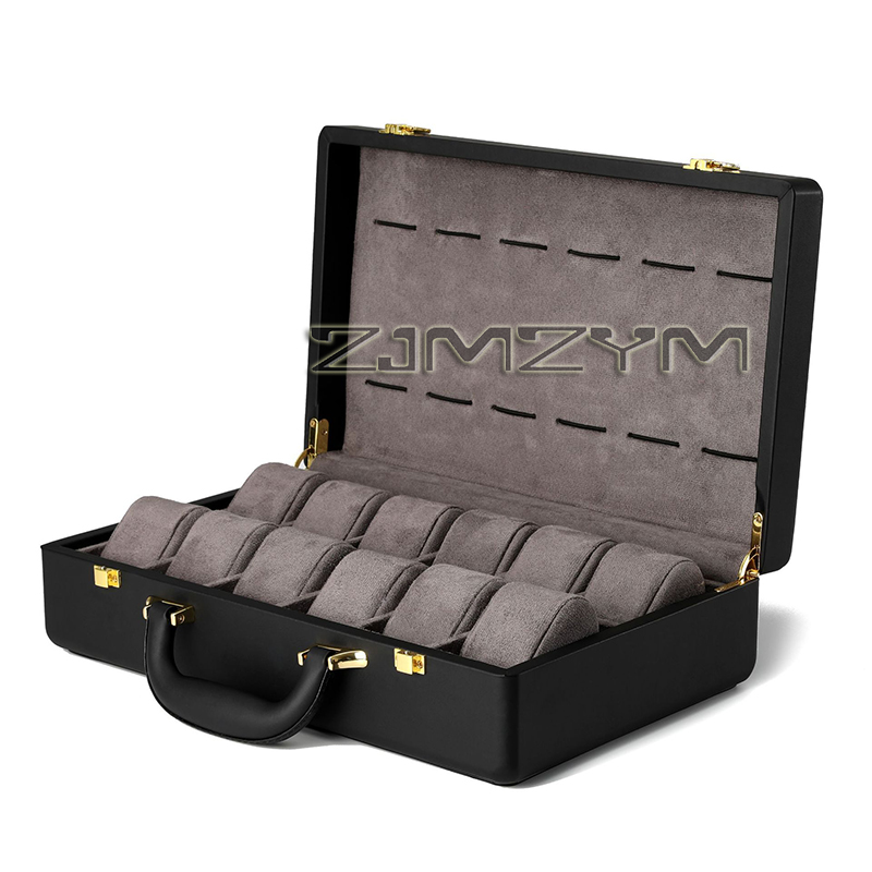 12 Slots Watch Box Mens Watche - Luxury Watch Case recension och pris