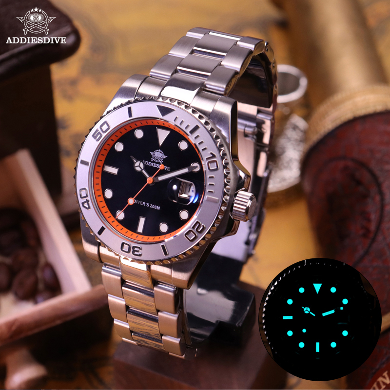 ADDIESDIVE Men's Dive Watch 20 - Rolex Watch Submariner recension och pris